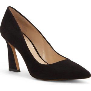 Vince Camuto Thanley Pointed Toe Pump 8.5 Black Suede NWT